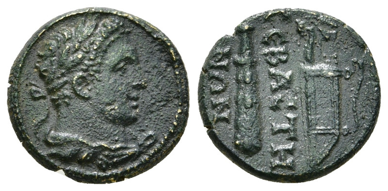 PHRYGIA. Sebaste. Pseudo-autonomous (2nd-3rd centuries). Ae.
Obv: Laureate head ...