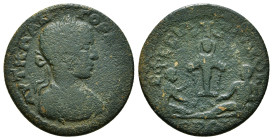 Ionia. Ephesos. Gordian III AD 238-244. Æ 5,20 g - 21,30 mm 
AVT K M AN ΓOPΔIANOC, laureate, draped, and cuirassed bust right / EΦEC[IΩN Γ N]EOK-OPΩN,...