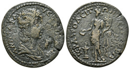 PHRYGIA. Hierapolis. Annia Faustina, Augusta, 221. 11,69 g - 30,12 mm ΑΝΝΙΑ ΦΑΥϹΤЄΙΝΑ ϹЄΒ Diademed and draped bust of Annia Faustina to right. Rev. ΙЄ...