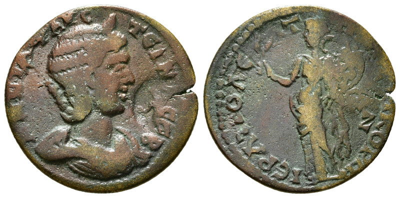 PHRYGIA. Hierapolis. Annia Faustina, Augusta, 221. 6,02 g- 24,55 mm Diassarion Α...