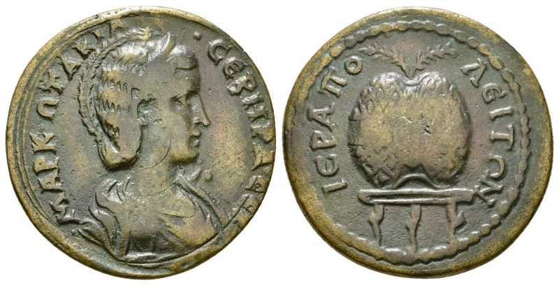 PHRYGIA. Hierapolis. Otacilia Severa (Augusta, 244-249). Ae. 10,19 g - 28,59 mm...