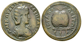 PHRYGIA. Hierapolis. Otacilia Severa (Augusta, 244-249). Ae. 10,19 g - 28,59 mm
Obv: MAPK OTAKIΛ CЄBHPA CЄB.
Draped bust right, wearing stephane.
R...