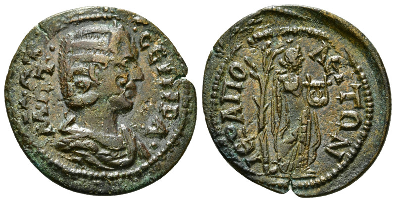 PHRYGIA. Hierapolis. Otacilia Severa (Augusta, 244-249) M·ΩT CЄ[V]HPA, draped bu...