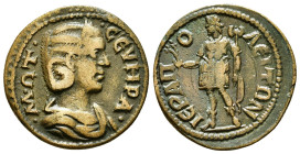 PHRYGIA. Hierapolis. Otacilia Severa (Augusta, 244-249). Ae. 5,72 g - 23,41 mm
Obv: M ΩT CЄBHPA.
Draped and diademed bust right. Rev: IЄPAΠOΛЄITΩN. Co...