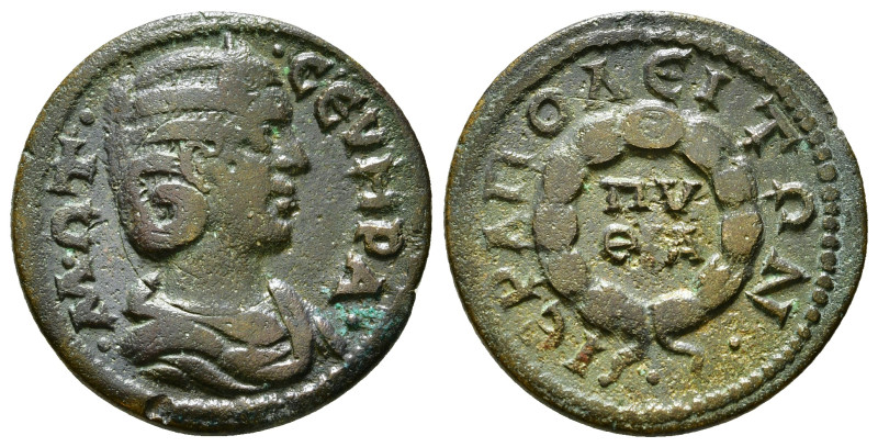 PHRYGIA. Hierapolis. Otacilia Severa (Augusta, 244-249). Ae.
Obv: Μ ΩΤ ϹЄΥΗΡΑ.
D...