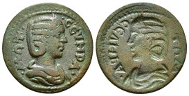 PHRYGIA. Hierapolis.(??)

Otacilia Severa (Augusta, 244-249). Ae Obv : Μ ΩΤ ϹƐΒΗΡΑ ; diademed and draped bust of Otacilia Severa /  Incuse of obvers...