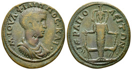 Phrygia. Hierapolis. Philip II as Caesar AD 244-247. AE 10,81 g - 28,89 mm Obv: Μ ΙΟΥΛ ΦΙΛΙΠΠΟϹ ΚΑΙ; bare-headed, draped and cuirassed bust of Philip ...