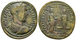 Phrygia. Hierapolis . Philip I Arab AD 244-249. AE 25,12 g - 39,06 mm. Obv : ΑΥΤ Κ Μ ΙΟΥ ΦΙΛΙΠΠΟϹ; laureate, draped and cuirassed bust of Philip I, Re...