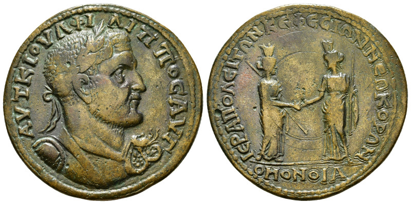 Phrygia. Hierapolis . Philip I Arab AD 244-249. Homonoia-issue with Ephesos 19,0...