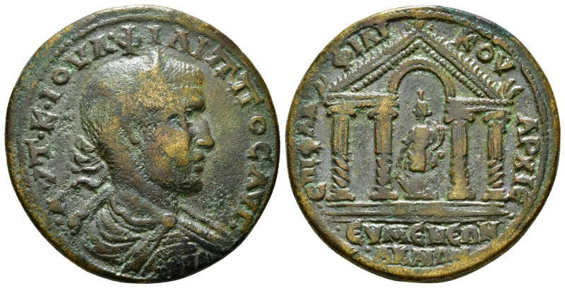 PHRYGIA. Eumenea. Philip I the Arab (244-249). Ae. Phla- Philikos, magistrate.
...