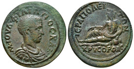 PHRYGIA, Hierapolis. Philip II. As Caesar, AD 244-247. Æ 12,47 g - 29,78 mm
Obv : Μ ΙΟΥΛ ΦΙΛΙΠΠΟϹ ΚΑΙ; bare-headed, draped and cuirassed bust of Phil...