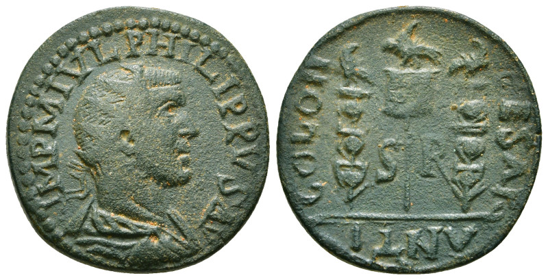 PISIDIA. Antiochia. Philip I the Arab (244-249). Ae.
Obv: IMP M IVL FILIPPVS P F...