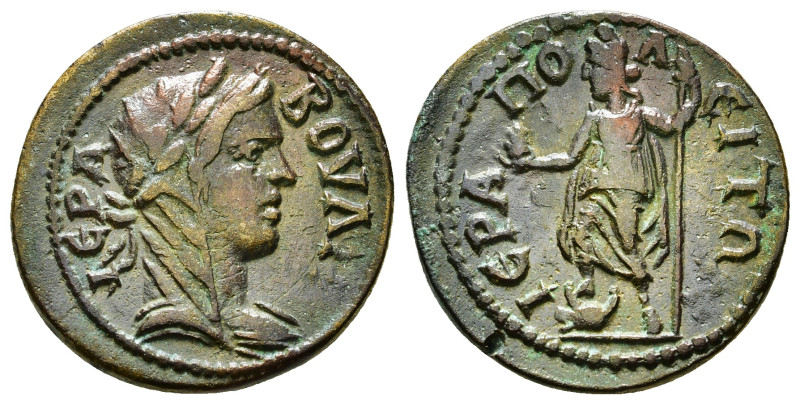 PHRYGIA. Hierapolis. Pseudo-autonomous. Time of Elagabalus (218-222). Ae.
Rev: Ι...