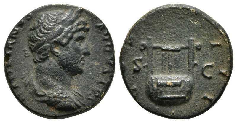 HADRIAN (117-138). Semis. Rome.
Obv: HADRIANVS AVGVSTVS.
Laureate, draped, and c...