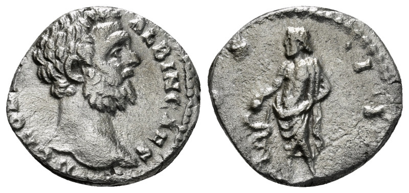 CLODIUS ALBINUS (Caesar, 193-195). Denarius. Rome.
Obv: D CLOD SEPT ALBIN CAES.
...