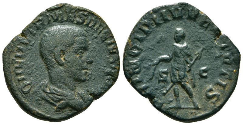 HERENNIUS ETRUSCUS (250-251). Sestertius. Rome.
Obv: Q HER ETR MES DECIVS NOB C....