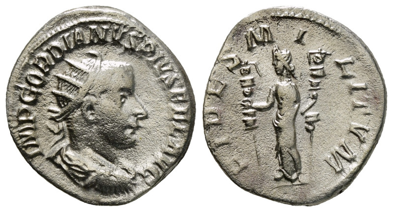 Roman Imperial Coins
GORDIAN III (238-244). Antoninianus. Antioch.

Obv: Radi...