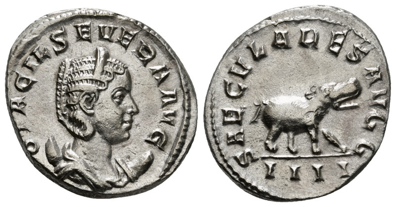 OTACILIA SEVERA (Augusta, 244-249). Antoninianus. Rome. Saecular Games/1000th An...