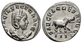 OTACILIA SEVERA (Augusta, 244-249). Antoninianus. Rome. Saecular Games/1000th Anniversary of Rome issue.
Obv: OTACIL SEVERA AVG.
Draped bust right, we...