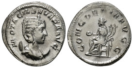 OTACILIA SEVERA (Augusta, 244-249). Antoninianus. Rome.
Obv: M OTACIL SEVERA AVG.
Draped bust right, wearing stephane and set upon crescent.
Rev: CONC...