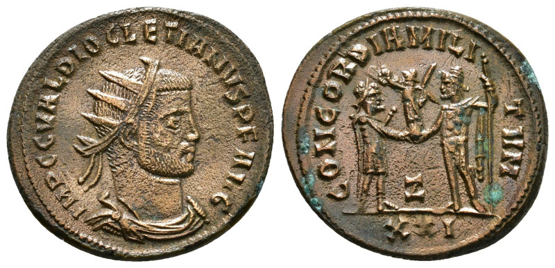 DIOCLETIAN (284-305). Antoninianus. Antioch.
Obv: IMP C C VAL DIOCLETIANVS P F A...