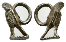 Roman Silver Eagle Figurine (1ST-5TH CENTURY AD).
1,22 g - 12,84 mm

It will be sent as shown in the images, returns are not accepted.