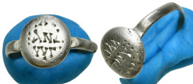 Ancient Byzantine Silver Ring (Circa 4th-15th century AD.)

2,88 g - 23,10 mm

It will be sent as shown in the images, returns are not accepted.