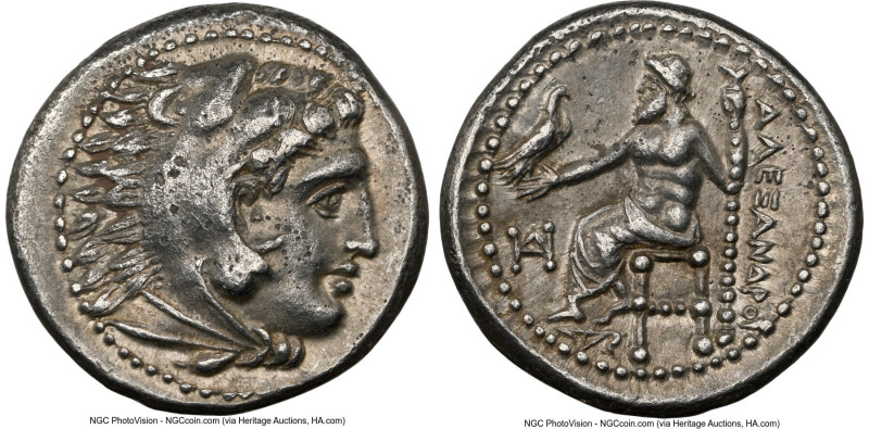 MACEDONIAN KINGDOM. Alexander III the Great (336-323 BC). AR drachm (16mm, 4.19 ...