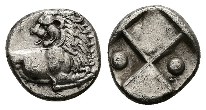 Thrace, Chersonesos. AR Hemidrachm, 2.29 g 13.18 mm. Circa 386-338 BC.
Obv: Fore...