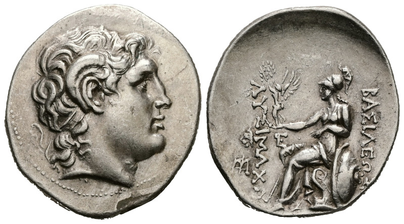 Kings of Thrace(Macedonian). Lysimachos. AR Tetradrachm, 16.92 g 36.33 mm. 323–2...