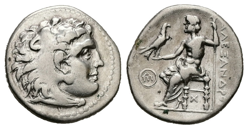 Kings of Macedon. Alexander III 'the Great'. AR Drachm, 4.09 g 19.34 mm. 336-323...