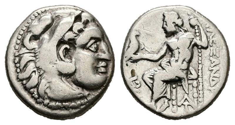 Kings of Macedon, Alexander III 'the Great'. AR Drachm, 4.16 g 17.02 mm. 336-323...