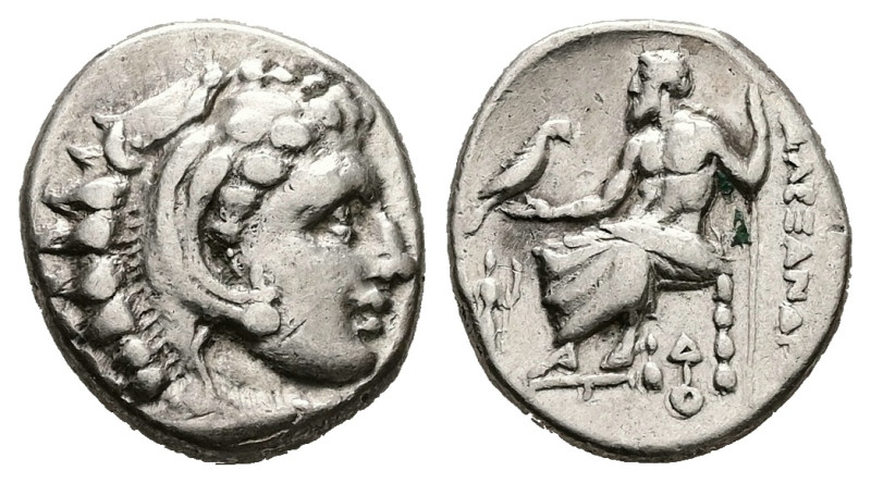 Kings of Macedon. Alexander III 'the Great'. AR Drachm, 4.28 g 16.83 mm. 336-323...