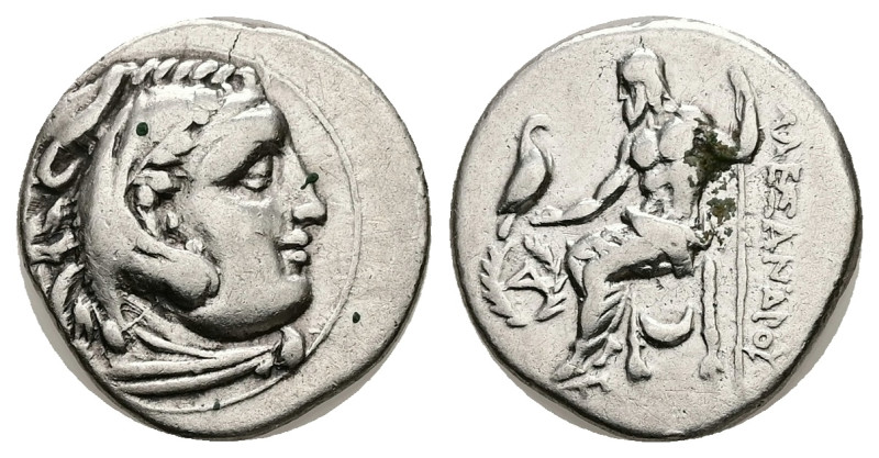 Kings of Macedon. Alexander III 'the Great'. AR Drachm, 4.06 g 18.06 mm. 336-323...