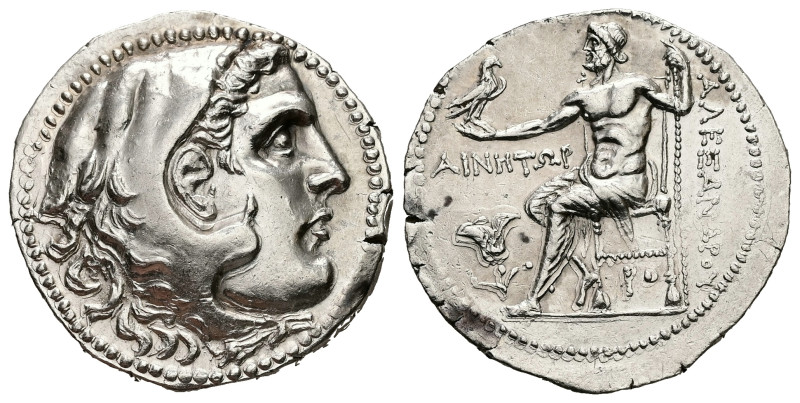 Kings of Macedon, Alexander III 'the Great'. AR Tetradrachm, 16.65 g 31.77 mm. 3...