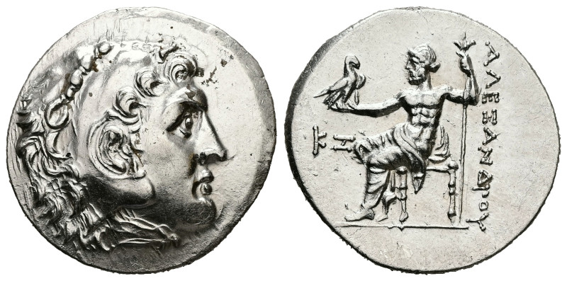 Kings of Macedon, Alexander III ‘the Great’, AR Tetradrachm, 16.71 g 31.96 mm. 3...