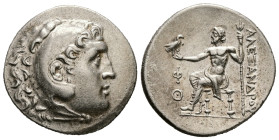 Kings of Macedon. Alexander III ‘the Great’, AR Tetradrachm, 16.84 g 31.78 mm. 336-323 BC. Phaselis, CY 9 = 210/9. 
Obv: Head of Herakles to right, we...