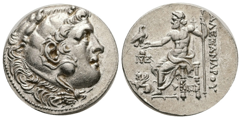 Kings of Macedon. Alexander III. 336-323 BC. AR Tetradrachm, 17.13 g 30.52 mm. C...