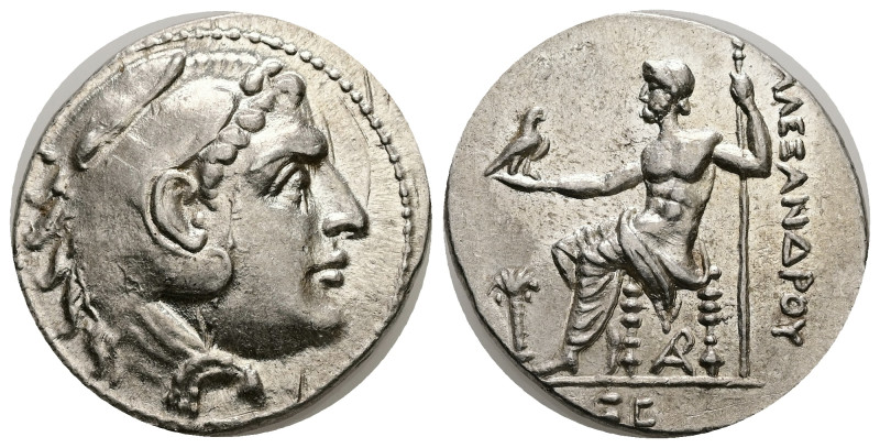 Kings of Macedon. Alexander III 'the Great', AR Tetradrachm, 17.21 g 31.74 mm. 3...