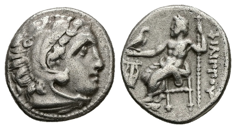 Kings of Macedon. Philip III Arrhidaios. AR Drachm, 4.42 g 17.75 mm. 323-317 BC....