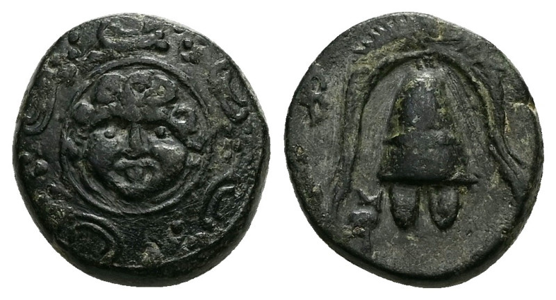 Kings of Macedon, Philip III Arrhidaios, Ae, 4.81 g 15.53 mm. 323-317 BC. Salami...