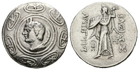 Kings of Macedon. Antigonos II Gonatas, 277/6-239 BC. AR Tetradrachm, 16.99 g 30.74 mm. Amphipolis, circa 274/1-260/55.
Obv: Horned head of Pan to le...