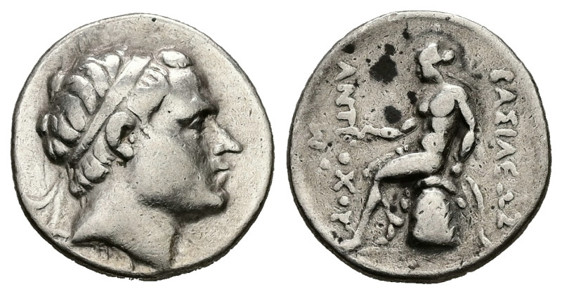Seleukid Kingdom, Antiochos III ‘the Great’, AR Drachm, 4.15 g 18.85 mm. 223-187...