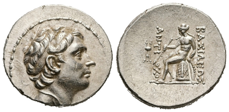 Seleukid Kingdom. Antiochos III ‘the Great’, AR Tetradrachm, 17.10 g 29.79 mm. 2...