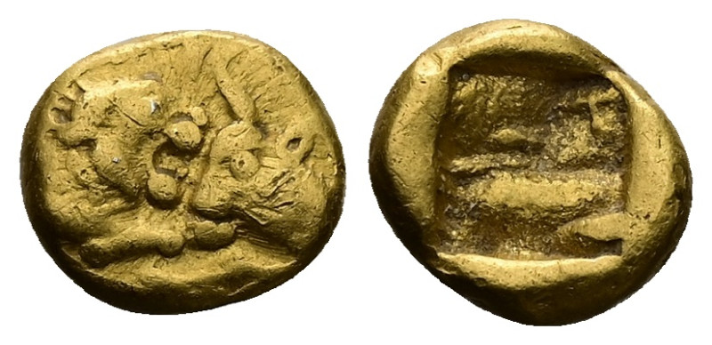 Kings of Lydia. Kroisos. GOLD 1/12 Stater, 0.67 g 6.34 mm. Circa 564/53-550/39 B...