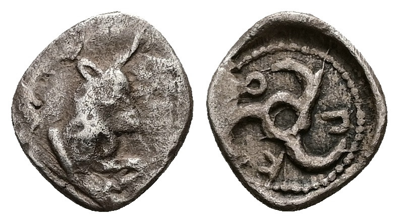 Lycia. Kuprilli. 1/6 AR Stater, 1.21 g 12.79 mm. 500-420 BC. 
Obv: Bull protome ...