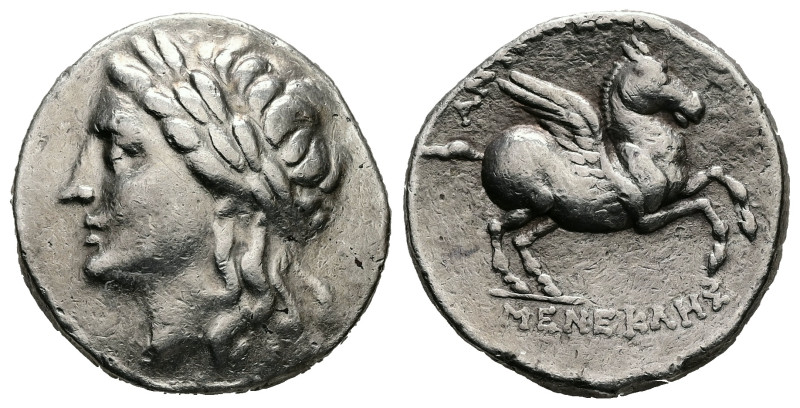 Caria, Alabanda (as Antiocheia). AR Tetradrachm, 16.65 g 28.04 mm. Circa 197-190...