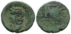 Nero, 54-68 AD. AE, As. 9.81 g. 26.05 mm. Rome.