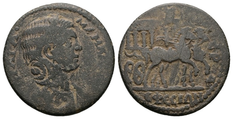 Ionia, Ephesus. Julia Mamaea, AD 222-235. AE. 10.39 g. 28.71 mm.
Obv: ΙΟΥΛΙΑ ΜΑ...