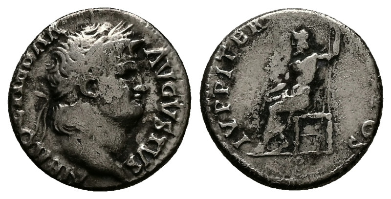 Nero, AD 54-68. AR, Denarius. 3.17 g. 16.82 mm. Rome.
Obv: IMP NERO CAESAR AVGVS...